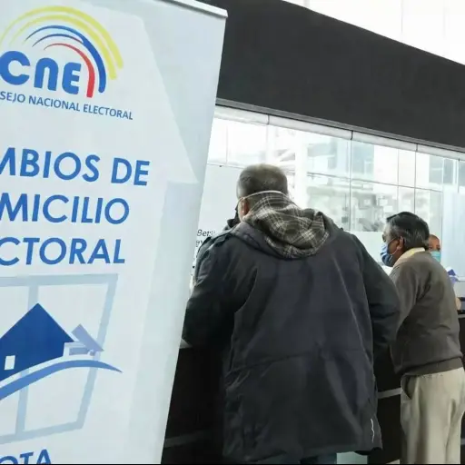 Cambio de domicilio electoral en Ecuador se podrá realizar hasta el 17 de abril