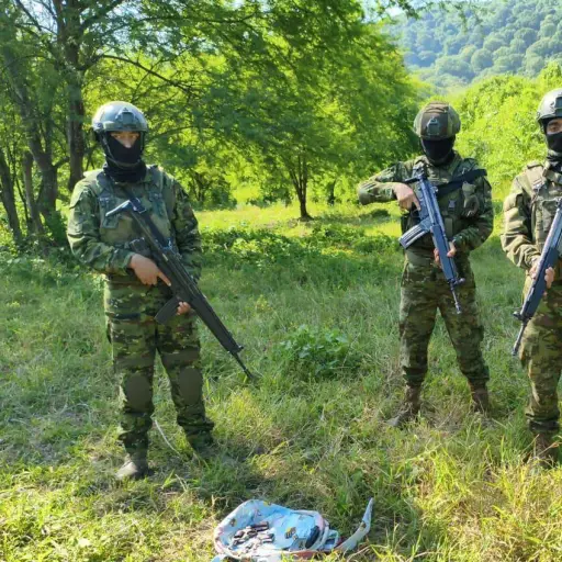 ¿Qué escondían en El Florón? Miembros del Ejército intervienen terreno baldío y encuentran armas y municiones