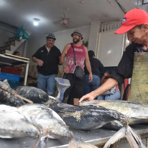 El mercado 17 de Diciembre combina venta mayorista y minorista de mariscos en Santo Domingo