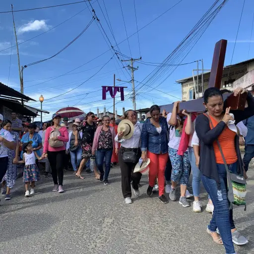 Calceta tendrá viacrucis de dos horas con cierres viales en El Corozo y La Tinta