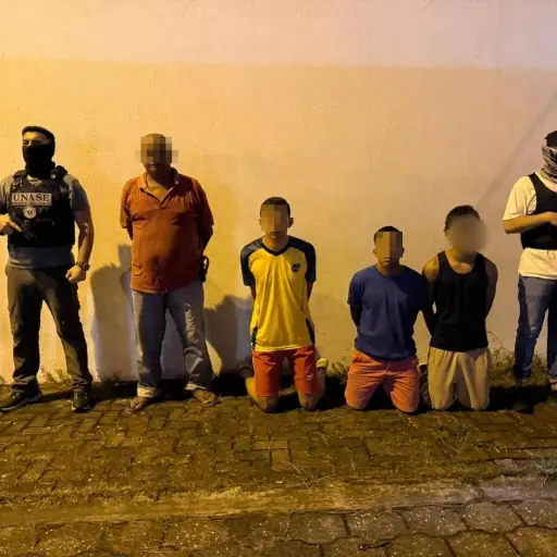 Los Ríos: cuatro detenidos por secuestro de pareja de agricultores entre Mocache y Palenque