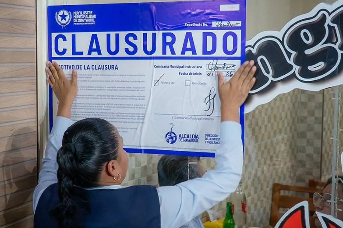 Operativo en Sauces 6 deja seis locales clausurados por incumplimiento de normas municipales