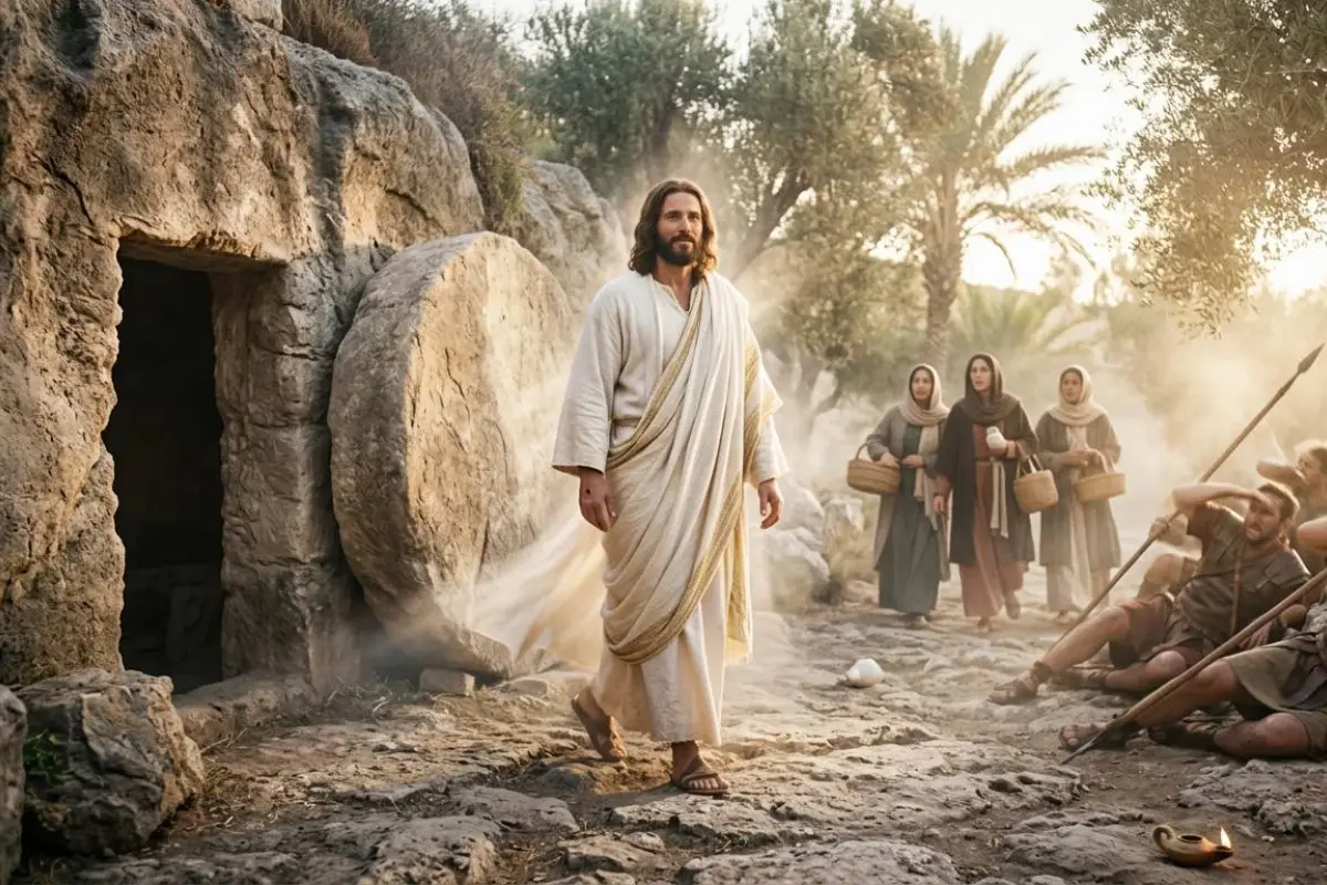 La resurrección de Jesús es la base de la fe católica. 