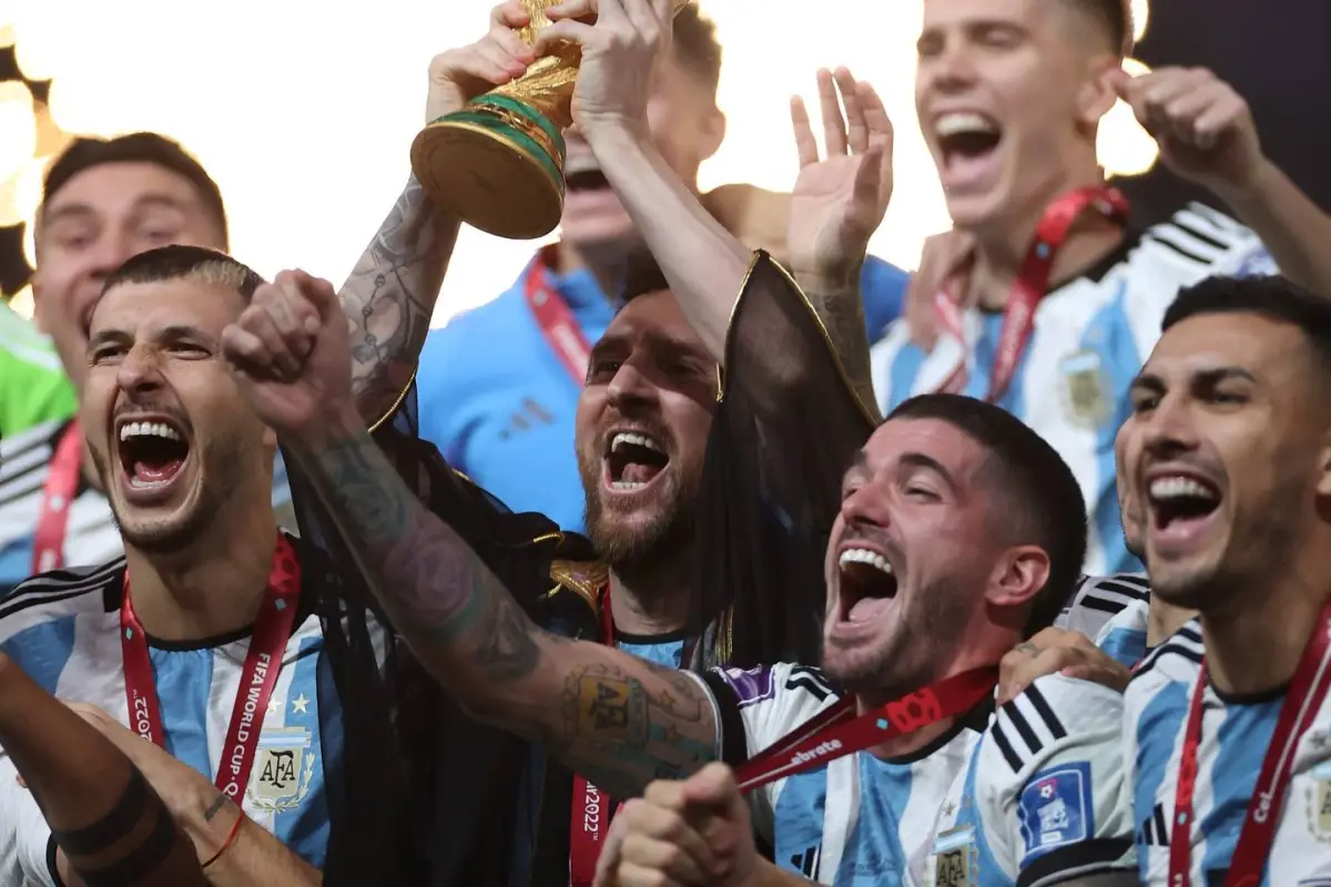 Argentina consiguió el título mundial durante la cita en Catar 2022., IG: AFA