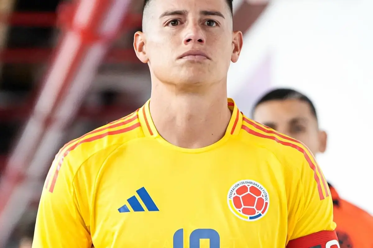 El volante colombiano James Rodríguez., IG: jamesrodriguez10