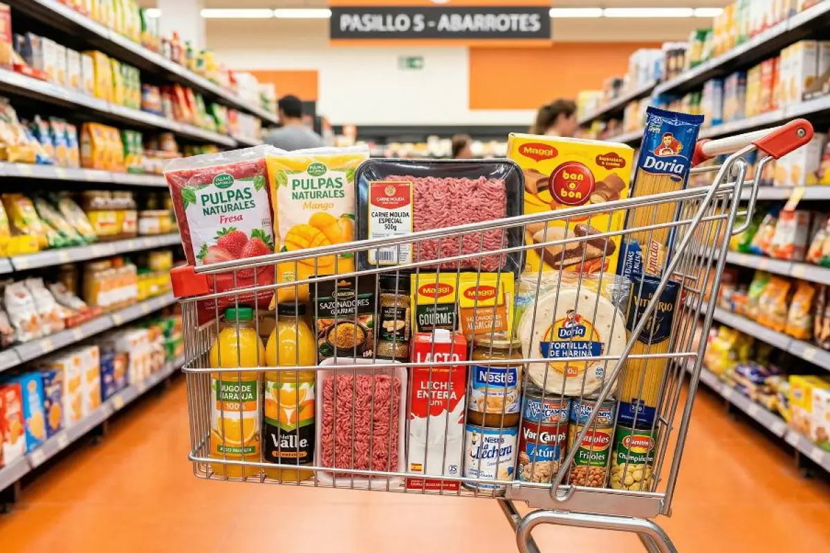 Listado de alimentos procesados sujetos al pago del IVA del 15% en Ecuador.