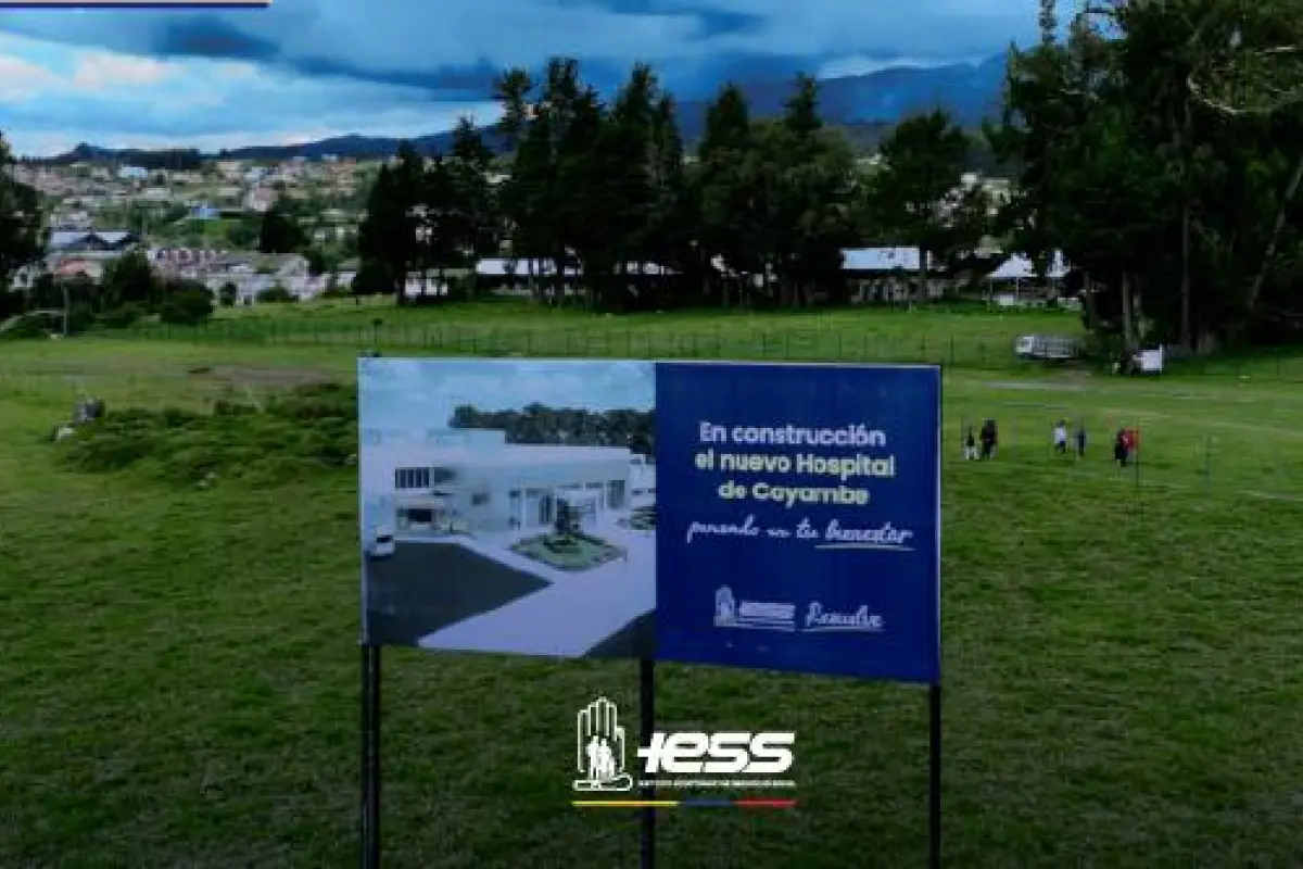 Hospital del IESS en Cayambe beneficiará a 107.000 ciudadanos.