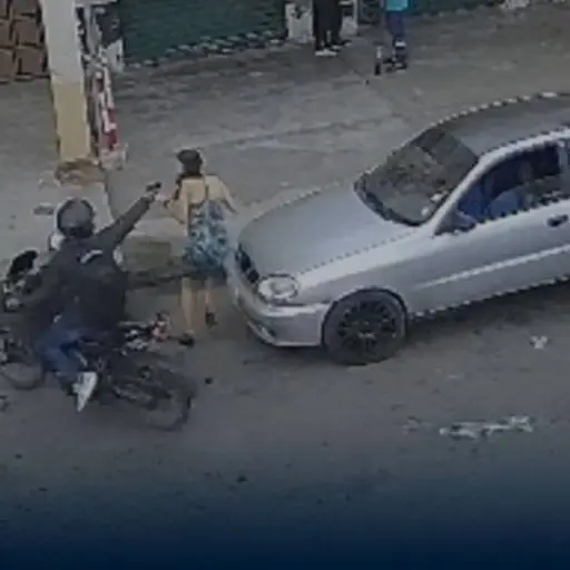 Inseguridad en Machala: Una mujer fue apuntada a la cabeza con una pistola durante asalto en la zona bancaria