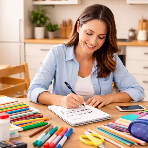 Cómo elaborar una lista escolar eficiente y reducir gastos innecesarios en el hogar