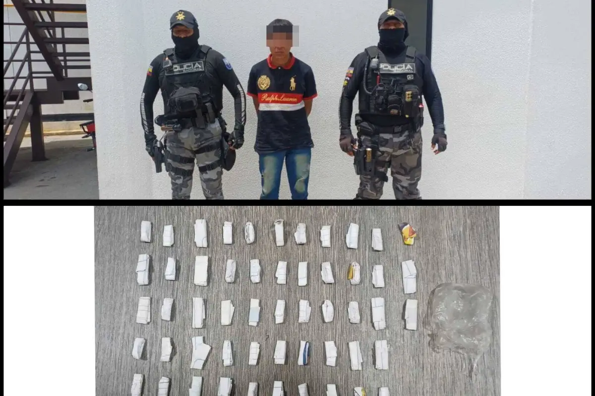 Persecución en Santo Domingo terminó con un detenido y droga incautada cerca del río Pove