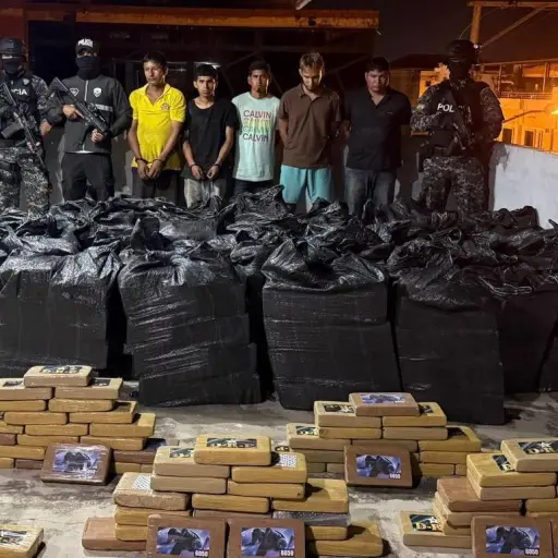 ¡Duro golpe al narco! En Babahoyo se incautaron dos toneladas de droga valoradas en 61 millones de dólares