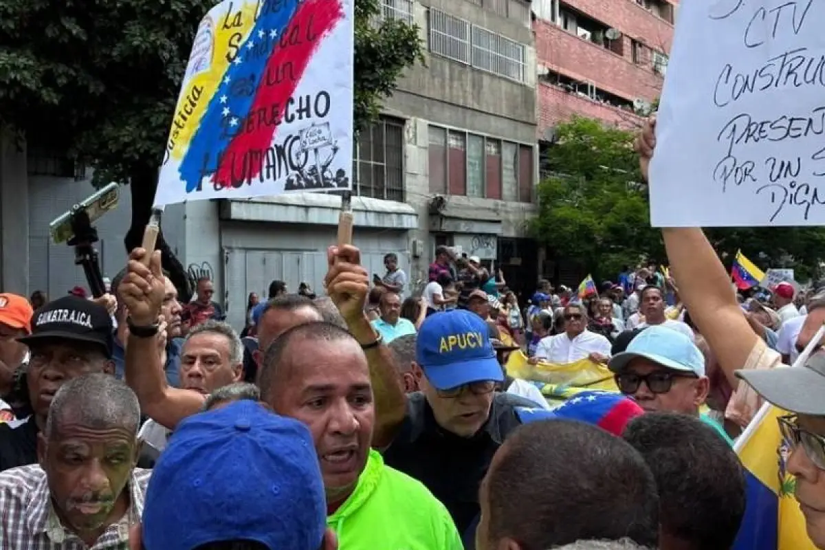 Una jornada de manifestaciones y protestas se desarrolló en Caracas este jueves 9 de abril., Foto: Agencias