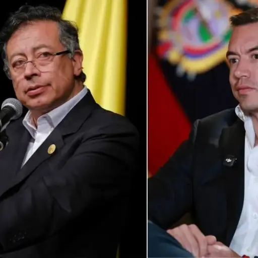 Daniel Noboa responde a Gustavo Petro y condiciona diálogo con Colombia a un mayor compromiso contra el narcotráfico