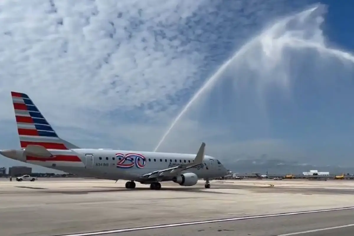 Unn vuelo de la aerolínea American Airlines llegó a Caracas procedente de Miami este 30 de abril., Foto: Agencias