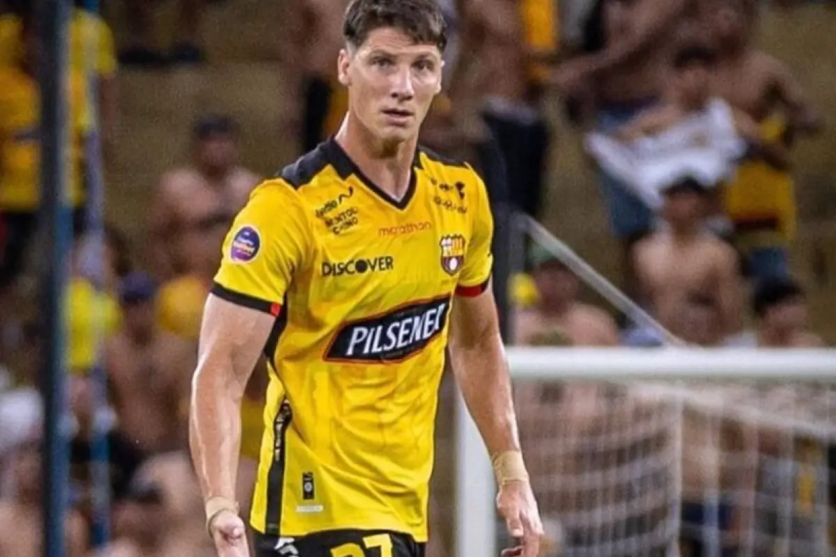 El defensor argentino Gastón Campi estuvo en Barcelona SC la temporada 2025, donde anotó tres goles., Foto: Archivo