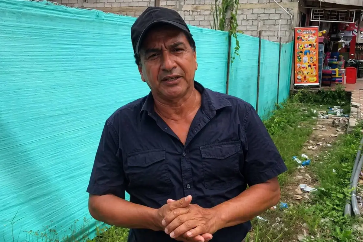 Antonio Perea dirigente campesino de la zona Sur de Manabí