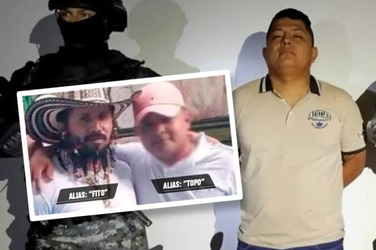 Darío Javier Peñafiel Nieto, alias 'Topo' era uno de los hombres más cercannos y de confianza de alias 'Fito', según la Policía., Foto: Archivo