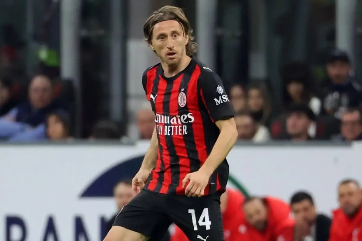 Luka Modrić fue operado informó el AC Milan