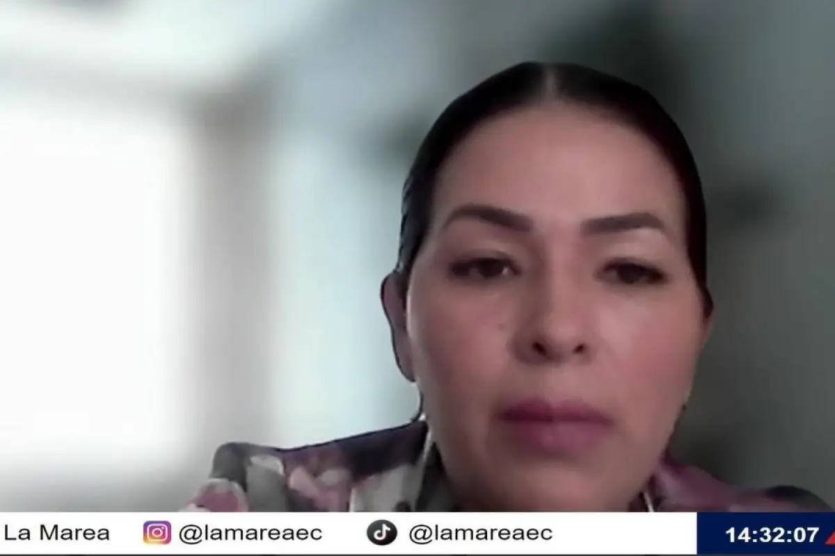 La concejal Lady García durante una entrevista con Manavision Plus., Captura de pantalla 