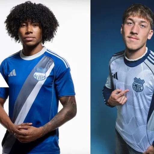 Emelec presenta nuevas camisetas titular y alterna para la temporada 2026