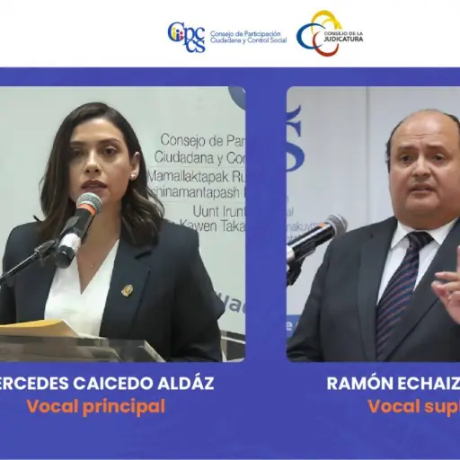 Consejo de la Judicatura: Mercedes Caicedo Aldaz asumirá la presidencia tras designación del CPCCS