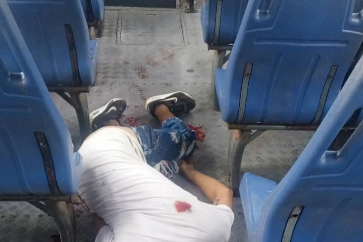 El hombre fue asesinado dentro de la unidad de transporte., Cortesía