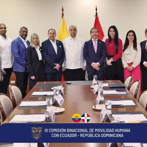 Ecuador y República Dominicana sellan pacto histórico de protección consular y movilidad