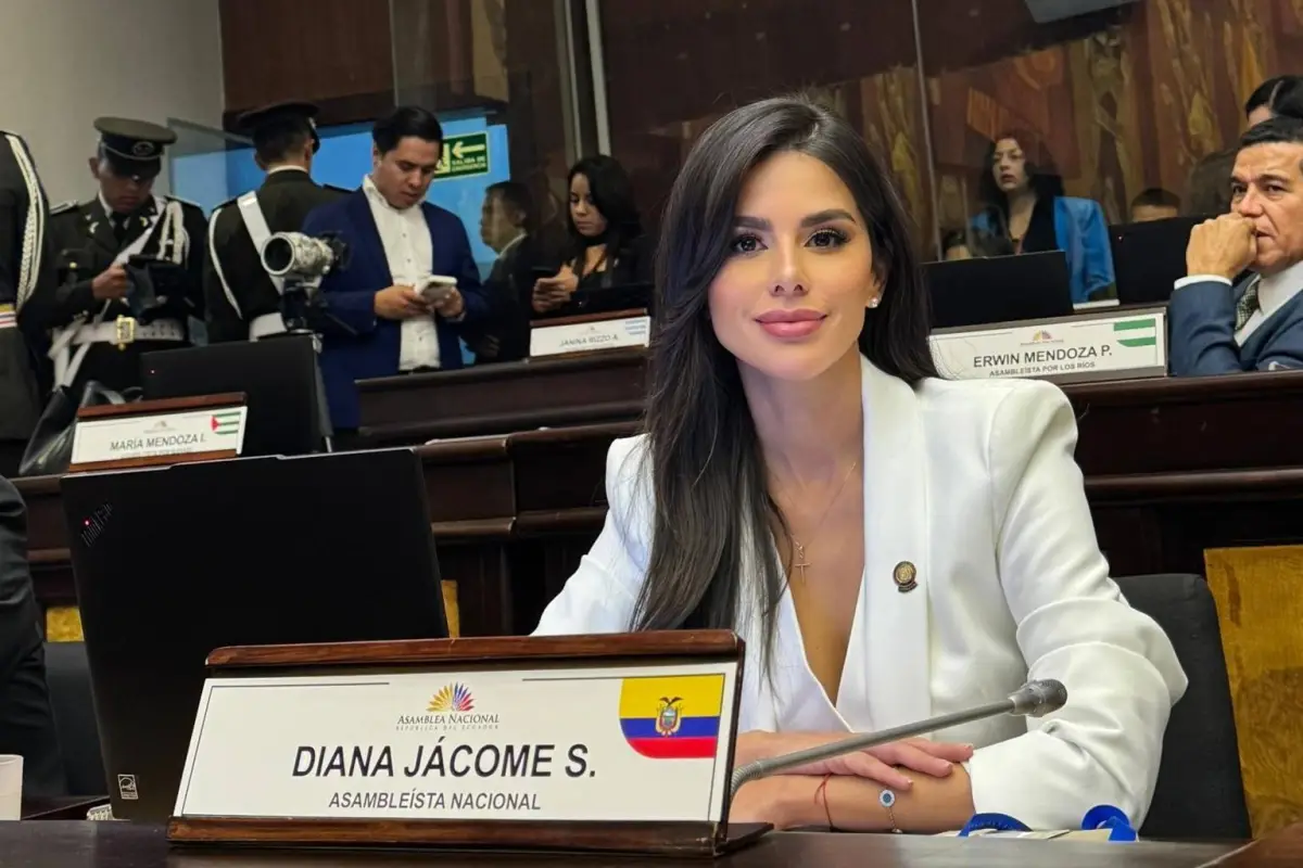 La asambleísta de ADN Diana Jácome. , X: @dianajacome