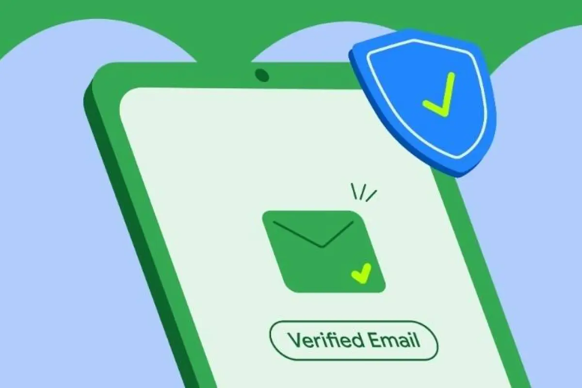 Interfaz de Google para la verificación criptográfica de correos electrónicos en dispositivos móviles Android.