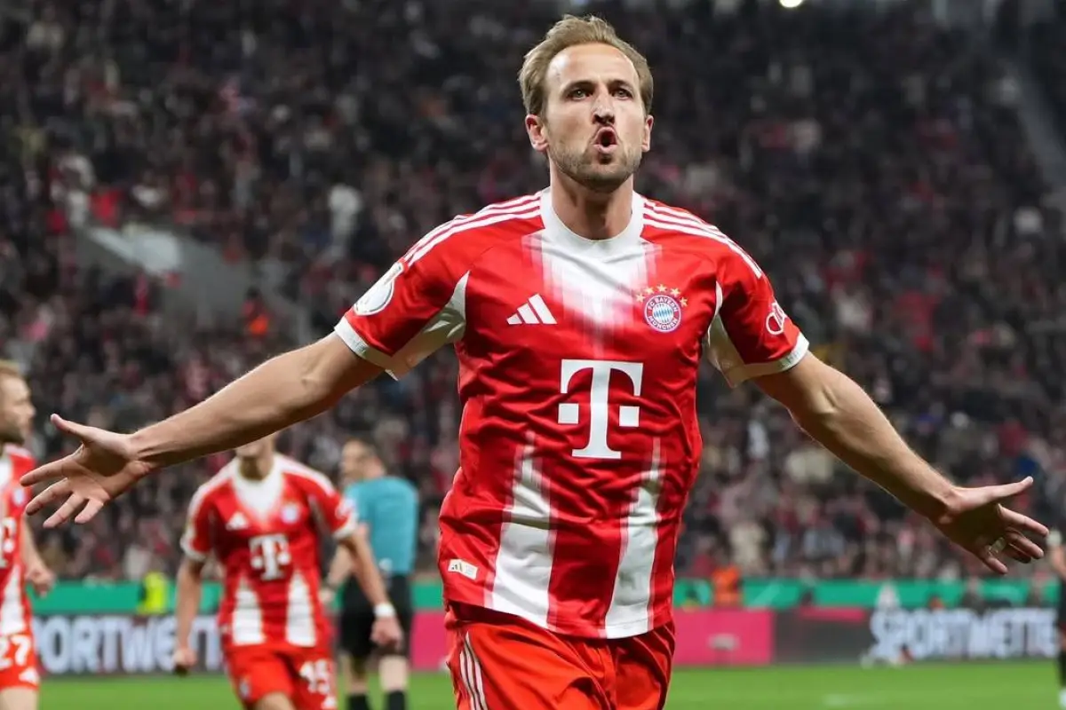 Harry Kane marcó uno de los goles de Bayern Múnich