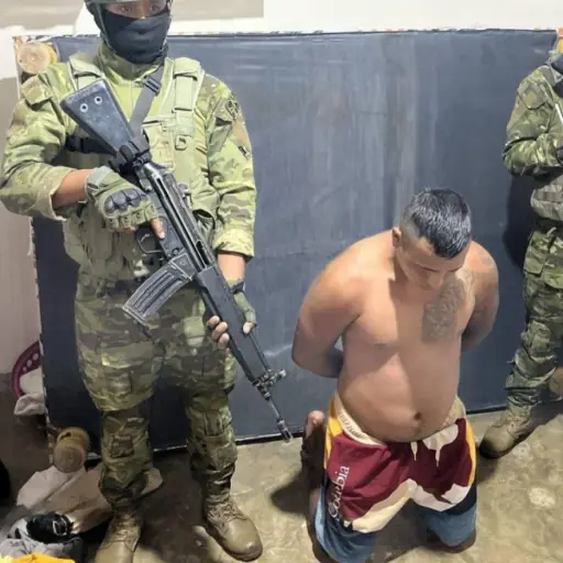 Capturan en Quevedo a alias “Gustavo”, presunto líder de “Los Lobos” en Los Ríos