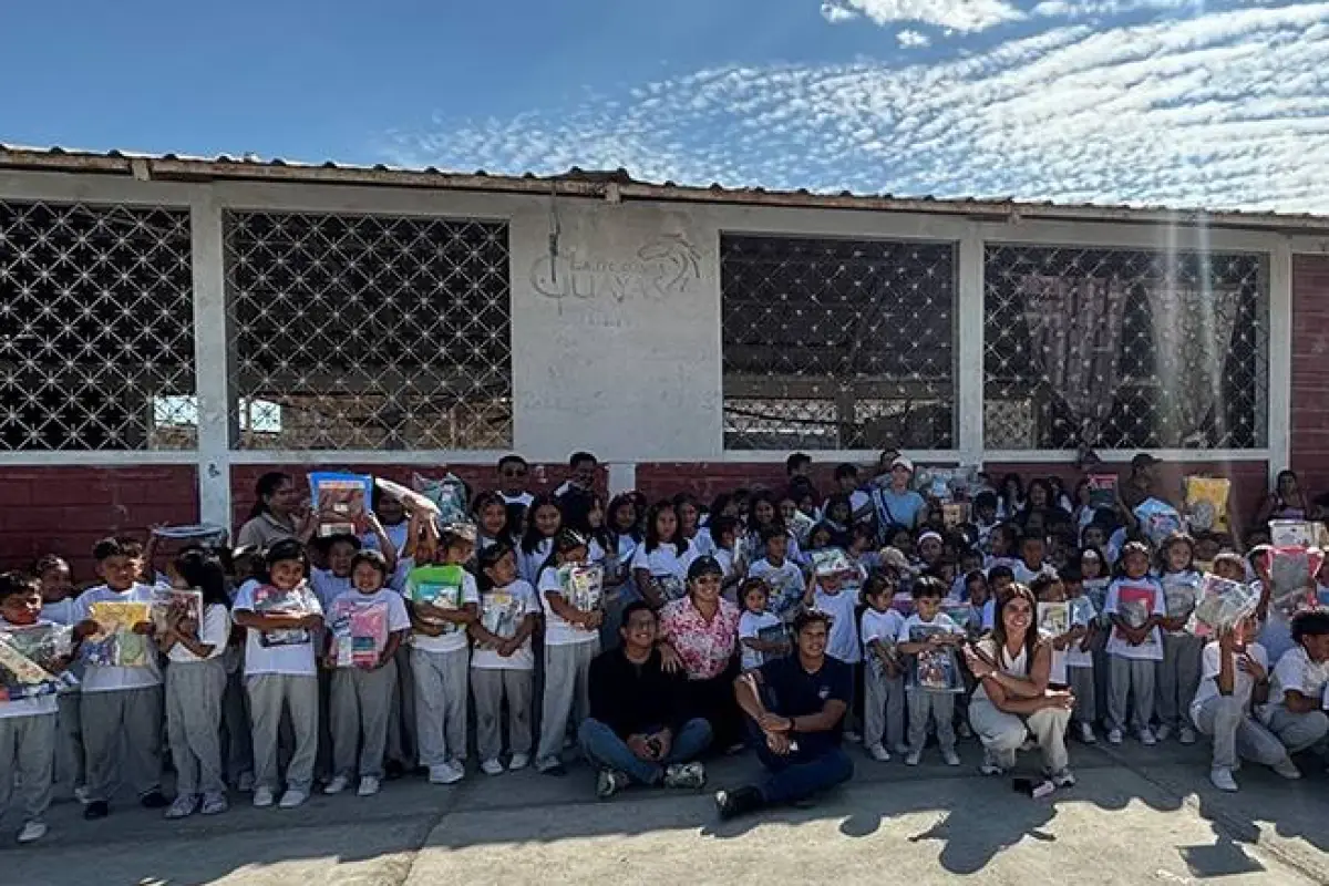 Jornada comunitaria entrega útiles escolares a estudiantes de zonas rurales de Puná
