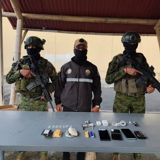¿Qué había en los pabellones? Miembros del Ejército intervienen en la cárcel del sitio El Rodeo de Portoviejo