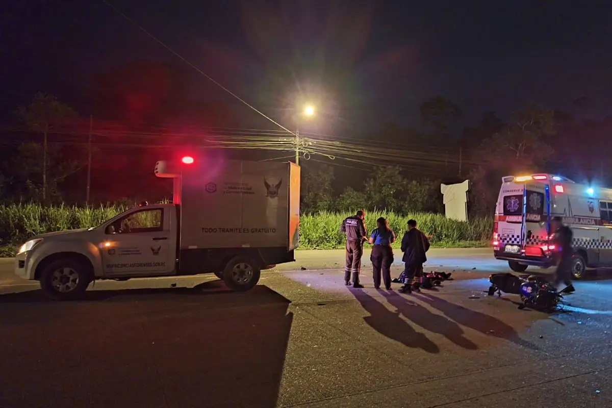 El accidente de la vía La Concordia., Cortesía