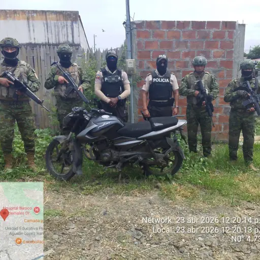 Operación militar en el sector Brisas del Pacífico resulta en la incautación de dos motos robadas