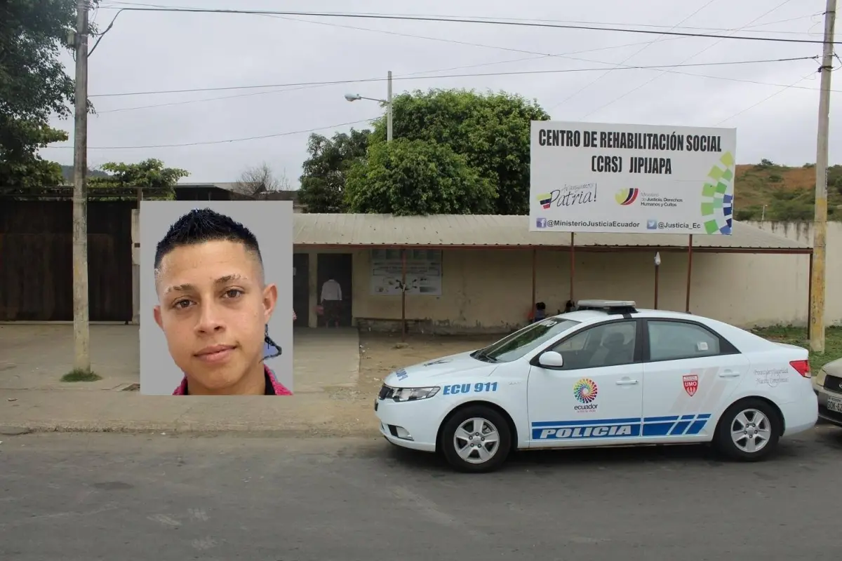 Kevin Vega Molina se fugó en 2024 cuando la cárcel de Jipijapa aún era de varones, ahora es una prisión para mujeres., ED