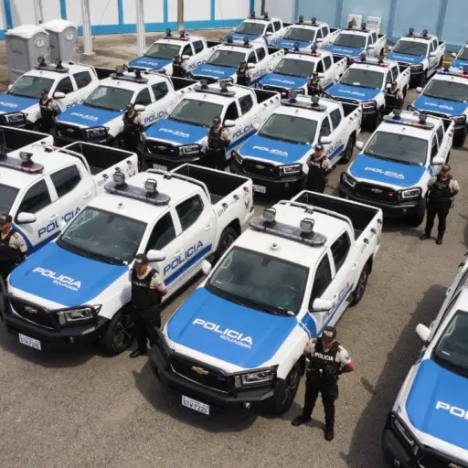Policía Nacional recibe 230 camionetas para reforzar operativos contra la criminalidad