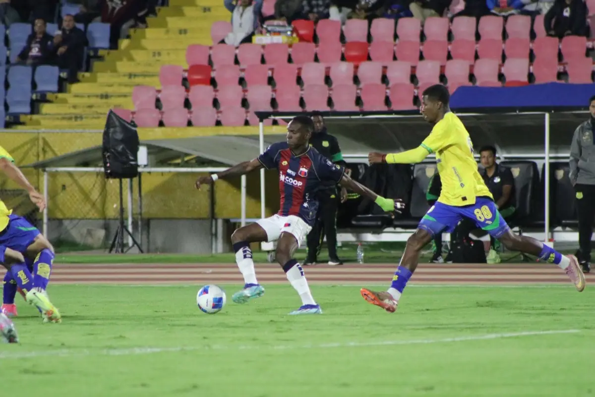 El partido se jugó en el estadio Olímpico Atahualpa., X: @SDQuito_Oficial