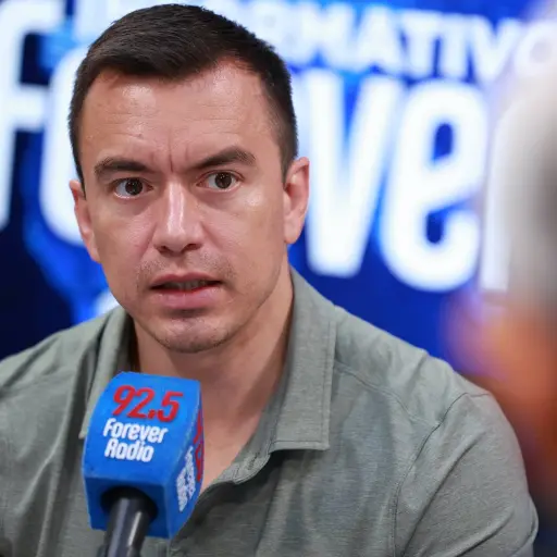 Presidente Daniel Noboa cuestiona la falta de cooperación de Colombia en seguridad y energía
