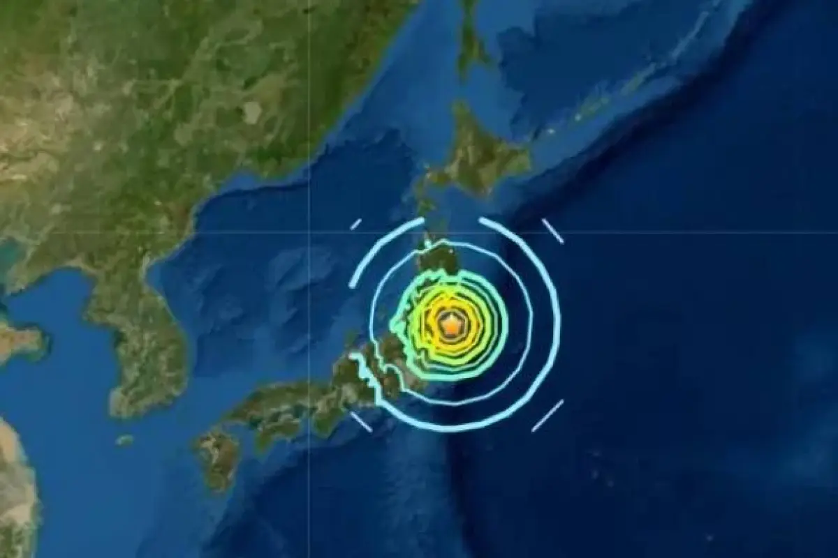 El epicentro del terremoto se ubicó en el mar, en la costa oriental de Japón., Foto: Agencias