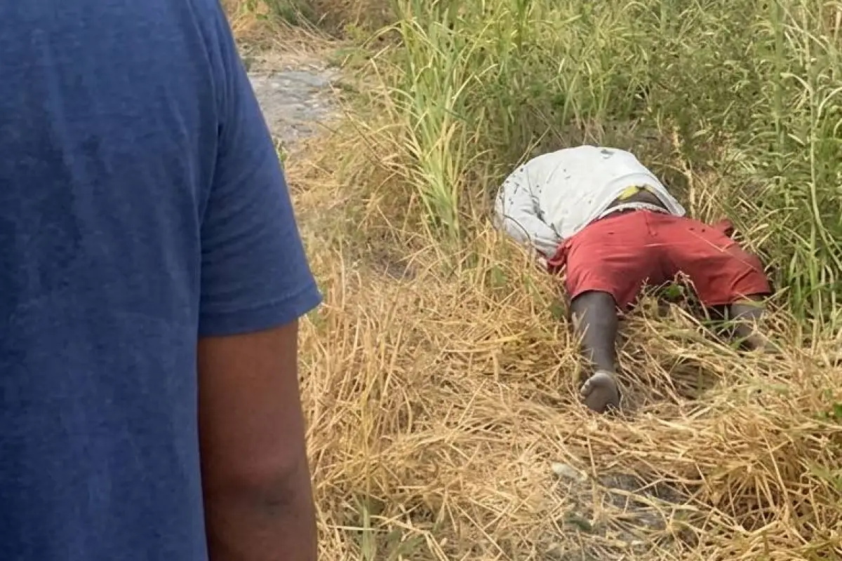 Un cuerpo en descomposición fue hallado entre los montes en el sitio El Pueblito de Charapotó., ED