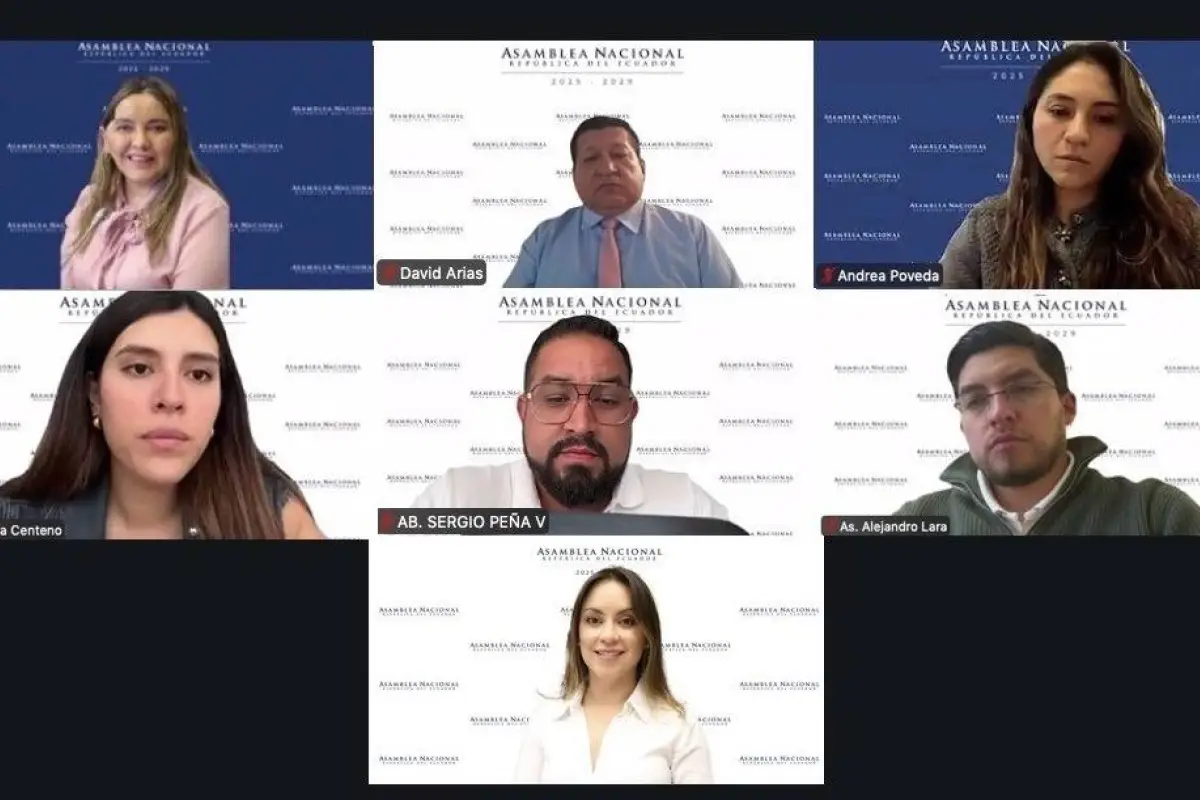 Informe para segundo debate plantea archivo de ley audiovisual en Ecuador., X: @AsambleaEcuador. 