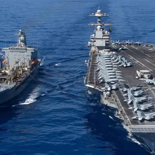 El portaaviones USS Gerald R. Ford arribó al mar Rojo y sacude a Medio Oriente