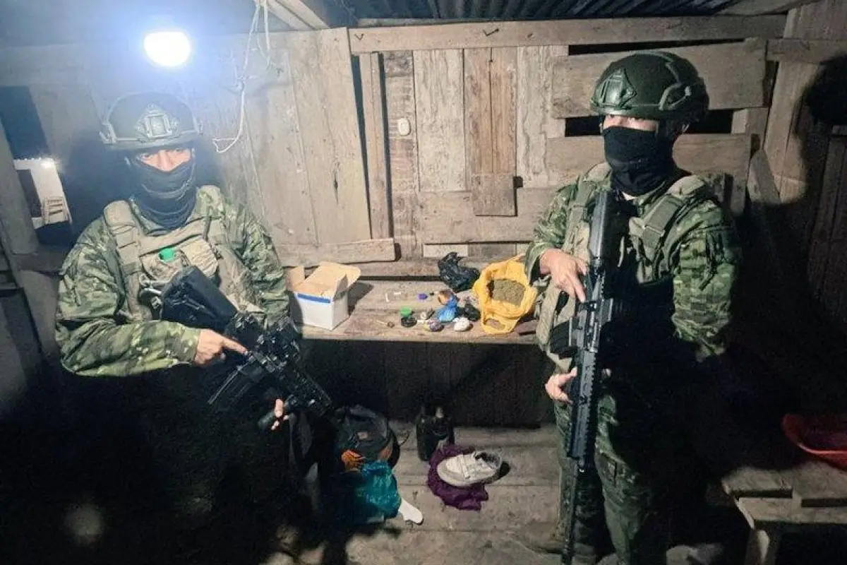 El Carmen huida en motocicletas termina con decomiso de droga en operativo militar
