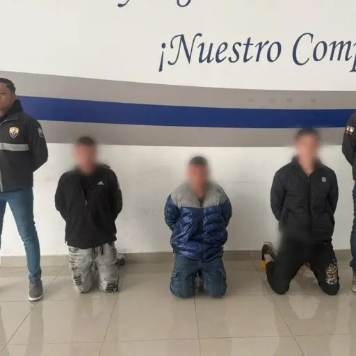 ¡Persecución y choque! Así cayó una banda criminal que operaba entre las ciudades de Ambato y Quito