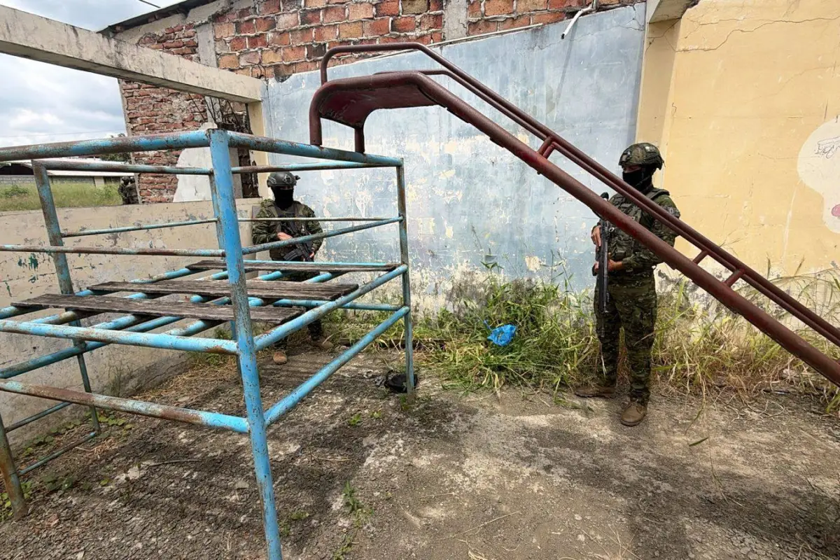 Los militares realizaron un recorrido por la ciudadela San Gregorio., Ejército Ecuatoriano