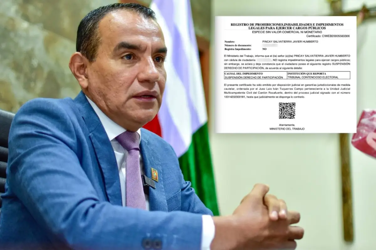 Pincay afirmó días atrás que aplicarán todos los recursos que la justicia contemple para hacer prevalecer sus derechos., El Diario