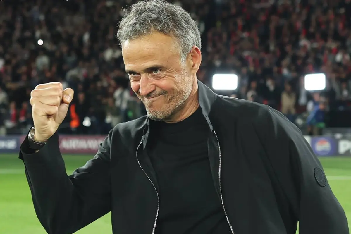 Luis Enrique, entrenador del Paris Saint-Germain
