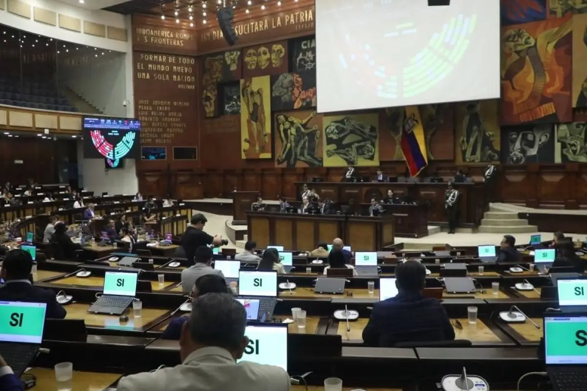 La sesión del Legislativo de este martes., Cortesía