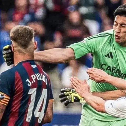 Esteban Andrada, portero del Real Zaragoza, es sancionado con 13 partidos por agresión